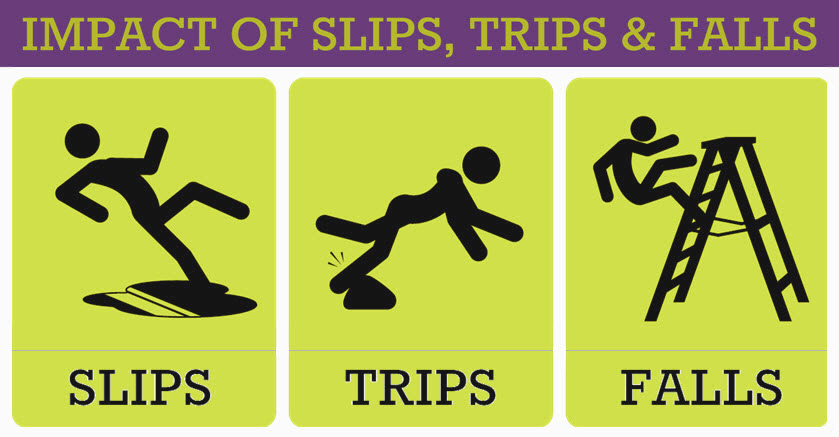 slips trips and falls hse